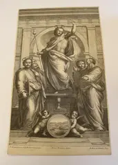Giovanni Antonio Lorenzini, Christ, Engraving on paper after an artwork by Fra Bartolomeo (Italian, 1472