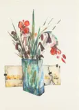 Vladimir Kara, Autumn Bouquet of Flowers, Gouache and watercolor on paper