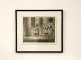 Axel Haig, Cathedral d'Amiens, Pencil signed lower right hand corner