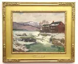 Robert Emmett Owen, Study of Old Grist Mill in Compton