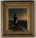 Jacques-Albert Senave, Napolean on Elba, Oil on canvas