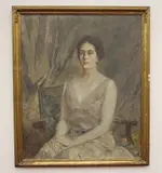 Yves Edgard Muller d'Escars, A Portrait of Helen O'Sullivan, Oil on canvas
