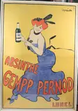 Leonetto Cappiello, Absinthe Gempp Pernod -- Lunel Poster, circa 1908, He was the first poster artist to use bold figures popping out of black backgrounds, a startling contrast to the posters early norm