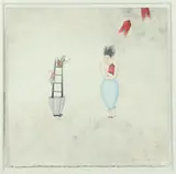 Mary Stuart, New York, 1984, Mixed media on paper