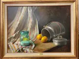 Paul F. Wilson, Lemons, Oil on canvas