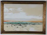 William Jacob Holland, Mexican Drought, 1931, Watercolor on paper