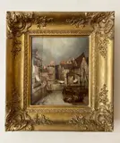 A Harbor View, (for restoration) by Dutch School, Oil on panel, offered Sep 2023