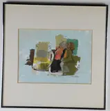 Javier Cabada, The Beer, Mixed media (watercolor, oil, and ink) on paper
