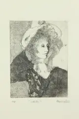 Odette by Adrián Tavera, 1982, Pencil titled, signed and dated at base, offered Oct 2023