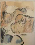 David Kwo da Wei, Fishing Boat, Watercolor on paper
