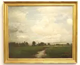 Arthur Parton, Landscape with Stream in Foreground