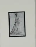 Wenceslaus Hollar, Nobilis Mulier Anglica (An English Noblewoman), 1649, Inscriptions within the etching include: Wen Englische von Adell, 1644