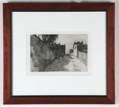 5 Rue du Mont Cenis by Charles A. Platt, Etching on heavyweight laid paper, offered Nov 2023