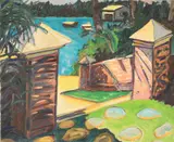 Gate to the Lake by Carole Sue Lebbin-Spector, Oil on canvas, offered Dec 2023