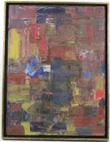 Germanine Loir Cattani, Color Geometry, 1964, Oil on canvas