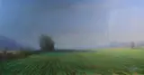 Dale Martin, Early Morning Landscape, Pastel on Paper