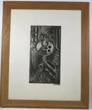 Sam Glankoff, Still Life, Pencil signed lower right-hand corner