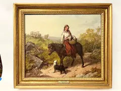 Isaac Henzell, A Mountain Group, 1845, Oil on canvas