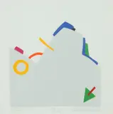 Daniel Gelakoska, North View, Silkscreen