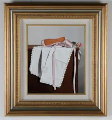 Jane Mihalik, Capezio Ballet Shoes, Oil on board