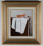 Jane Mihalik, Capezio Ballet Shoes, Oil on board