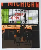 Joseph Craig English, Changing the Marquee, 1981, Pencil numbered, titled, dated, and signed at base