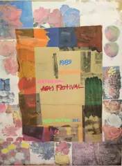 Robert Rauschenberg, International Very Special Arts Festival, Offset lithograph on wove Paper. "Artist proof." At base and in pencil, signed, dated and numbered 11