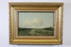 Dutch Landscape by Aris Knikker, Oil on board, sold Feb 2024