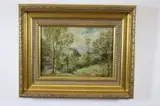 Frederic Yates, Spring Morning At Rydal, Oil on board