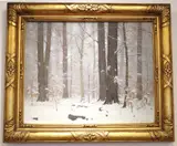 Allen Dean Cochran, Windy Winter Scene, 1913, Oil on canvas