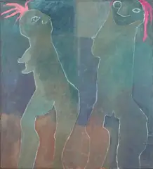 Dorothy Preston, Maidens, Oil on canvas