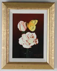 Beatrice Zerwekh, Yellow Butterfly, 1991, Oil on canvas