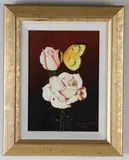 Beatrice Zerwekh, Yellow Butterfly, 1991, Oil on canvas