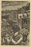 Isaac Friedlander, Untitled, BOY WITH TRUMPET, signed in pencil lower margin