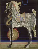 Tadashi Nakayama, Riding a Horse in the Afternoon, 1975, Pencil numbered, signed and dated at base