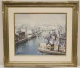 Lucien Delarue, Urban Landscape around the Seine River