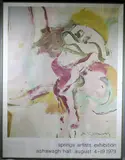 Willem de Kooning, Springs Artists Exhibition Ashawagh Hall 1979, Poster