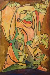 Alexander Gore, The Micheline Man, 2007, Oil on canvas