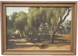 Alexander Samuel Keszthelyi, Early Fall Landscape, Oil on canvas