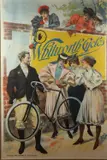 Pal, Untitled, "WHITWORTH CYCLES" COLOR LITHOGRAPHIC POSTER. circa 1894