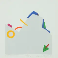 Daniel Gelakoska, North View, Silkscreen