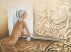 Horacio Molina, La Ventana (The Window), 1992, Oil on canvas