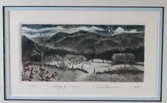 Dawn Blanchard, Waiting for Snow, Pencil numbered, titled, and signed at base
