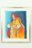 The First Judith by Elaine Lobl Konigsburg, 2005, Pencil signed, dated and titled at base and with two red seals (lower right hand), offered Apr 2024