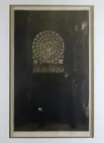 Tavík František Šimon, Notre Dame Rose Window, 1912, Pencil signed and dated lower right hand corner