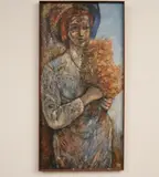Girl of Copper Hill by American School, 1963, Oil on board, offered Apr 2024