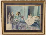 American School, Dancers, 1981, Watercolor on paper