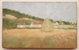 Theodore Robinson, Haystacks, Oil on canvas