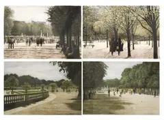 Harold Altman, Four works: "Luxembourg I 1983," "Luxembourg II 1983," "Luxembourg III 1983," and "Luxembourg IV 1983,", Pencil titled, numbered, signed, and editioned as follows: (1) "Luxembourg I 1983" 206/285; (2) "Luxembourg II 1983" 206/285; (3) "Luxembourg III 1983" 206/285 and (4) "Luxembourg IV 1983" 206/285