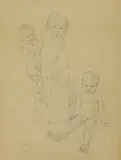 Bernard Fleetwood-Walker, Untitled, pencil 25 x 20cm .